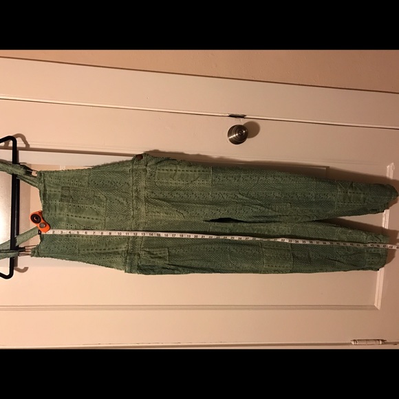 Free People eyelet overalls. - Picture 3 of 3