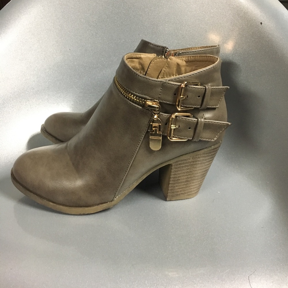 Grey booties