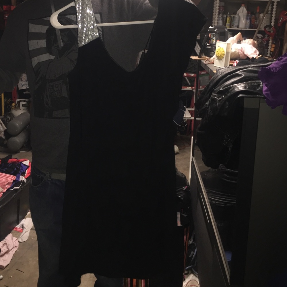 black dress