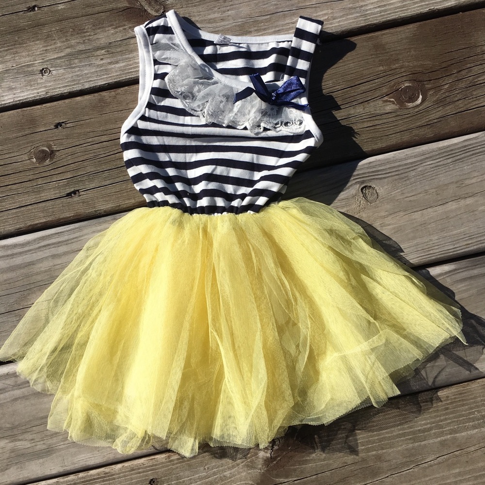 Yellow Sailor Dress