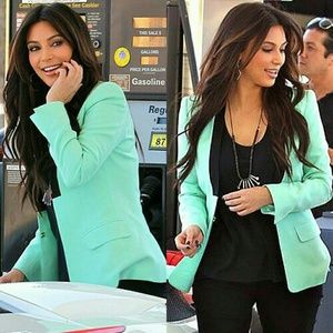 Get the look! Mint Blazer!