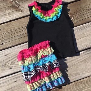 Black Zebra Tank Set