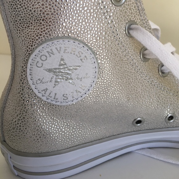 New leather silver High tops - Picture 4 of 5