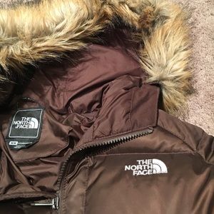 Brown North Face Winter Jacket