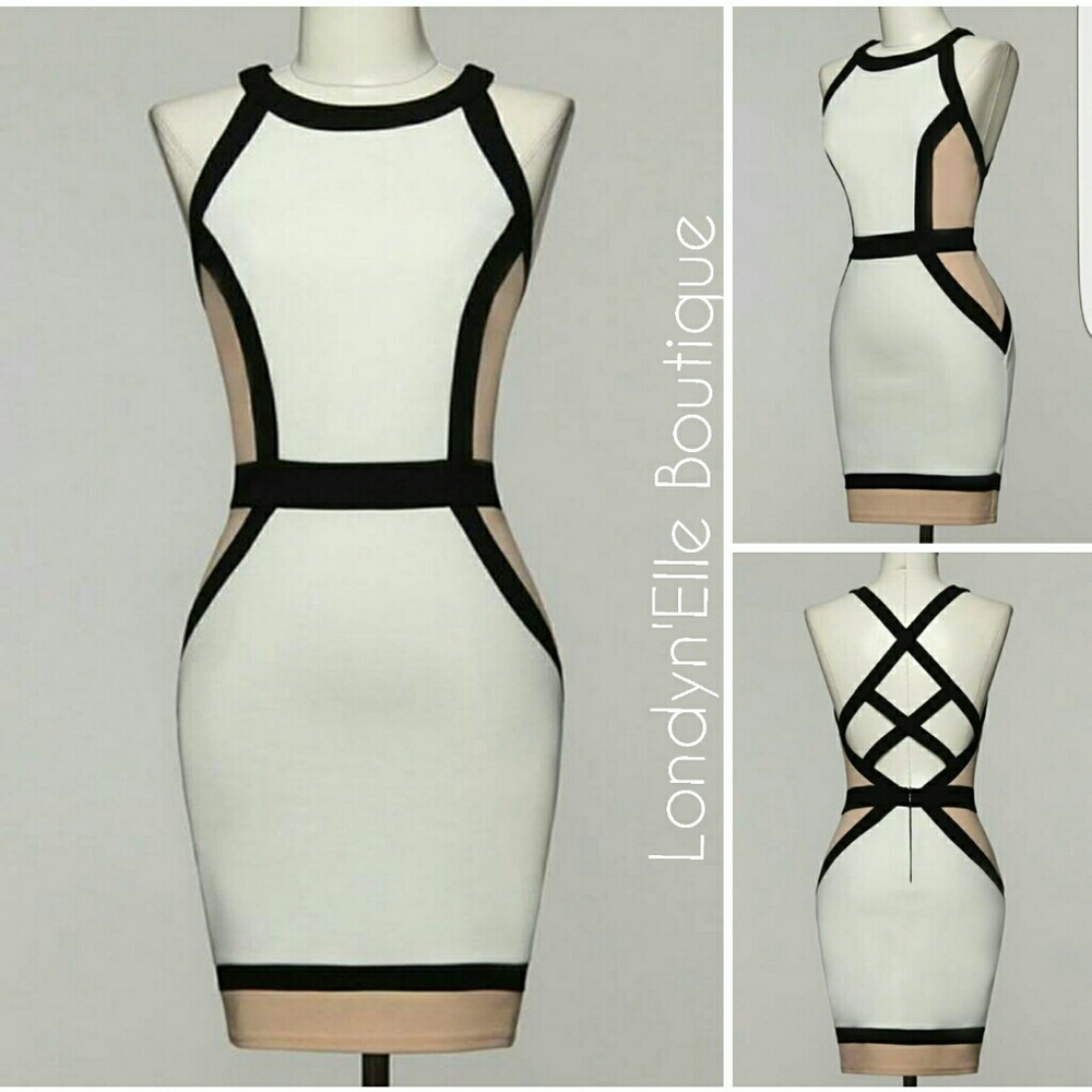 Colorblock Bodycon Dress