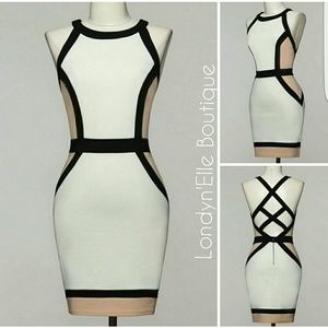 Colorblock Bodycon Dress