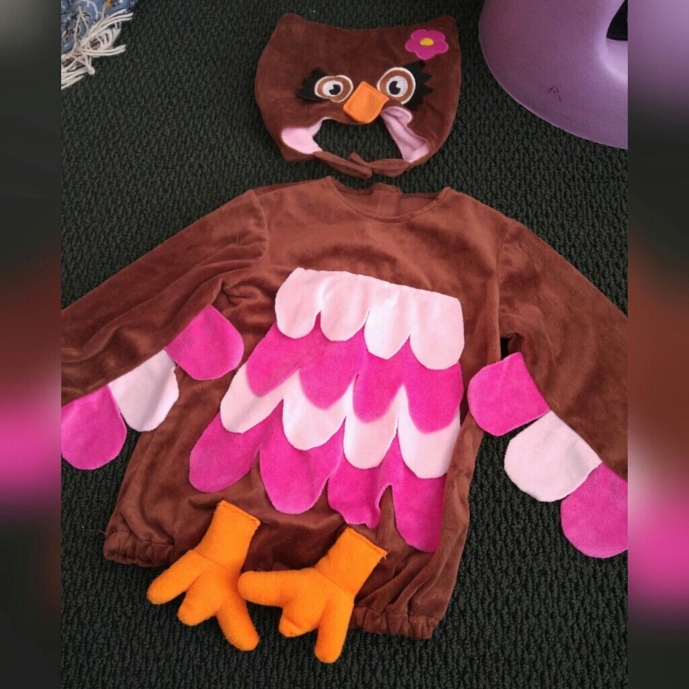 3T Owl costume set