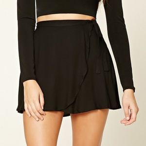 Mini wrap skirt