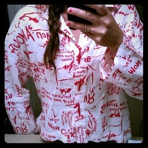 Courteney Washington Linen Blouse