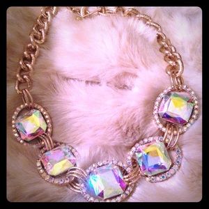 Mermaid Gem Gold Necklace