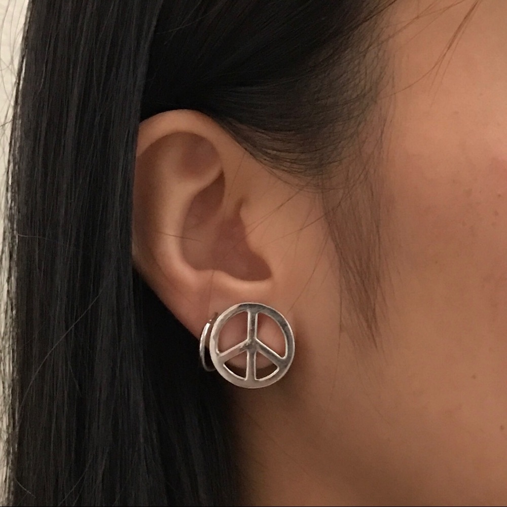 Peace Stud Earrings