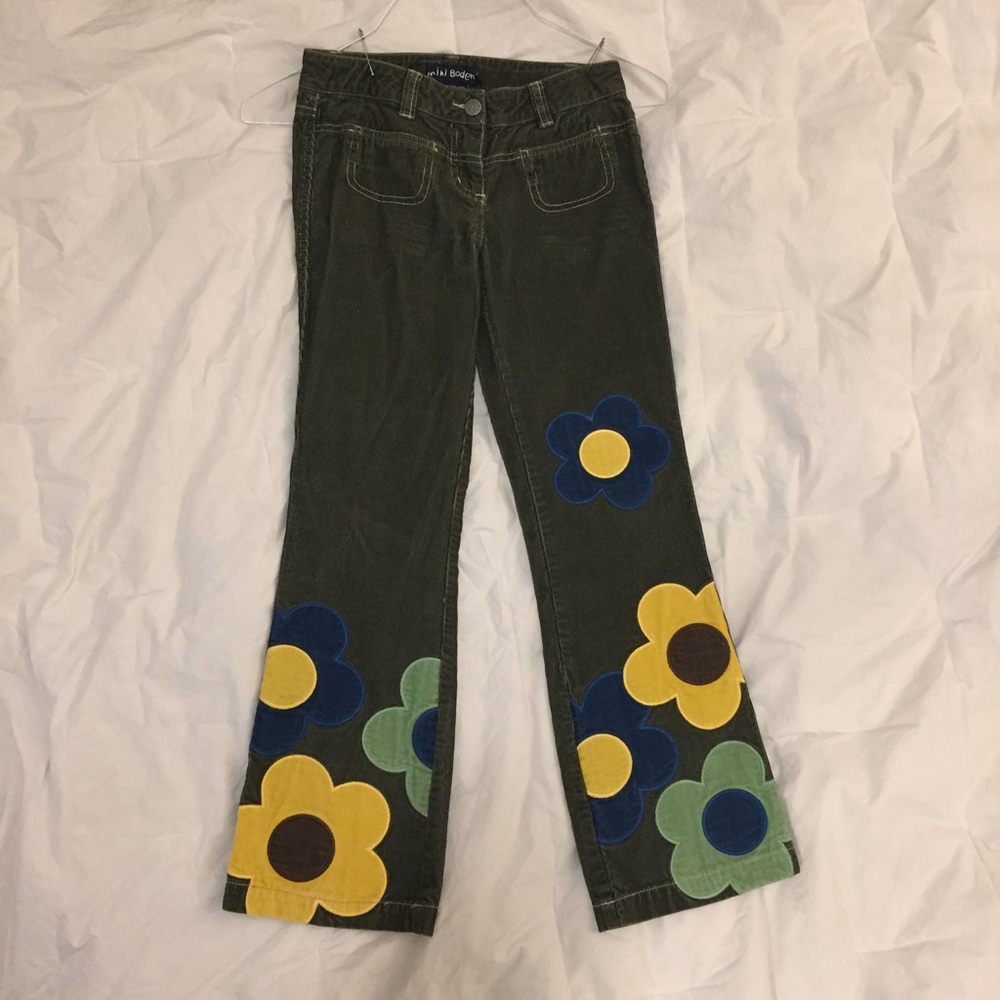 HOST PICK! Girls size 11Y Mini Boden flower pants