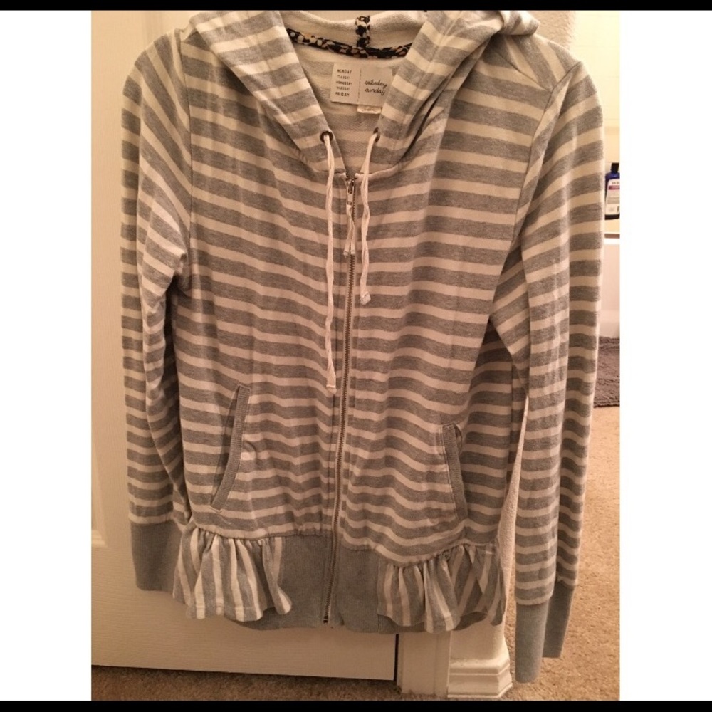 Anthropologie Saturday Sunday Zip-up sweatshirt M