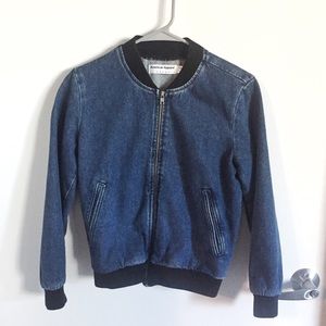 Denim Bomber Jacket