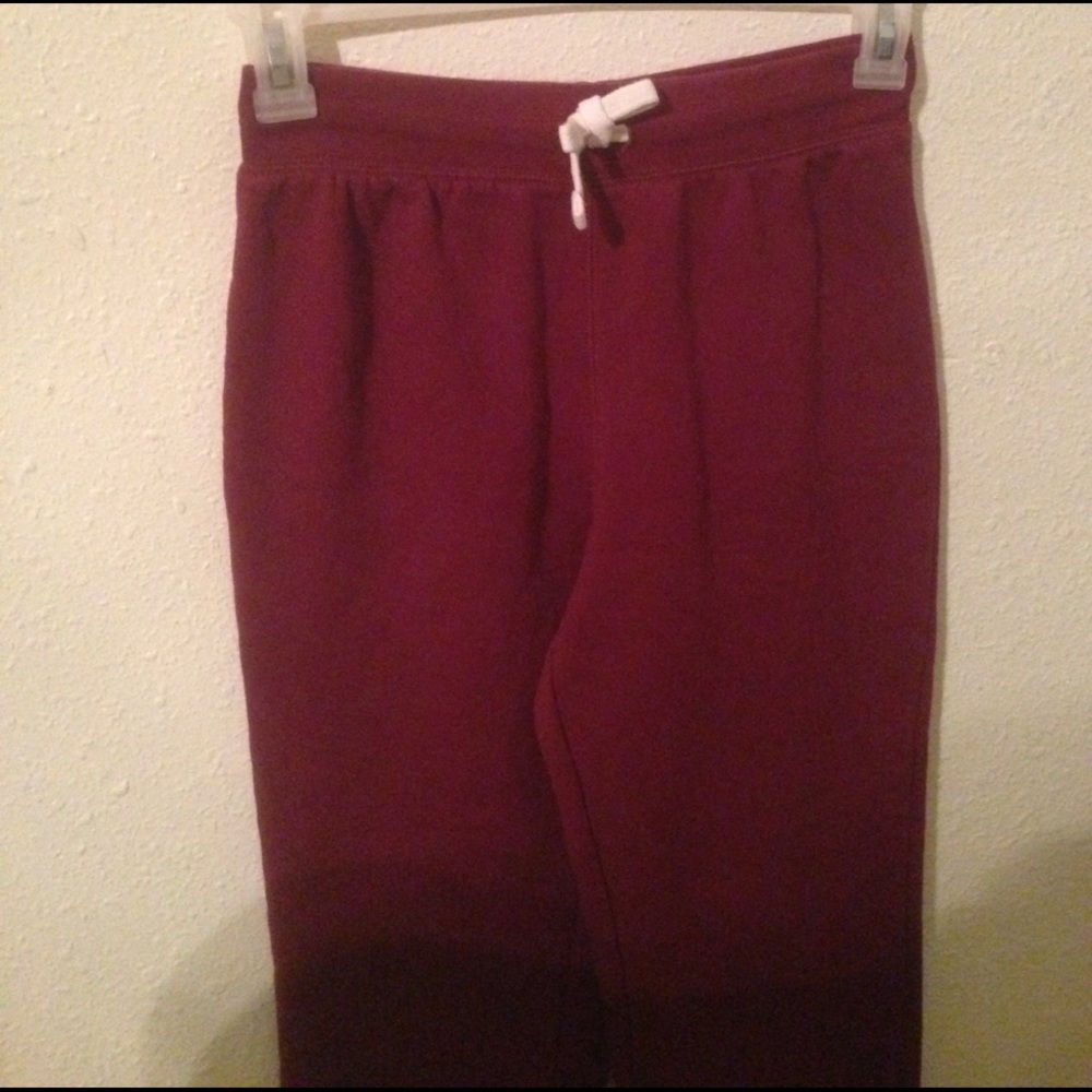 KIDS L MAROON SWEAT PANTS