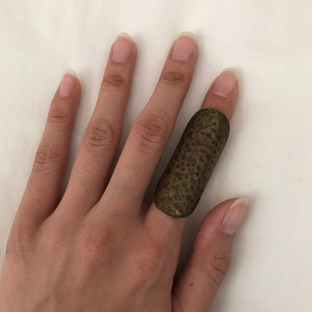 Hammered Statement Ring