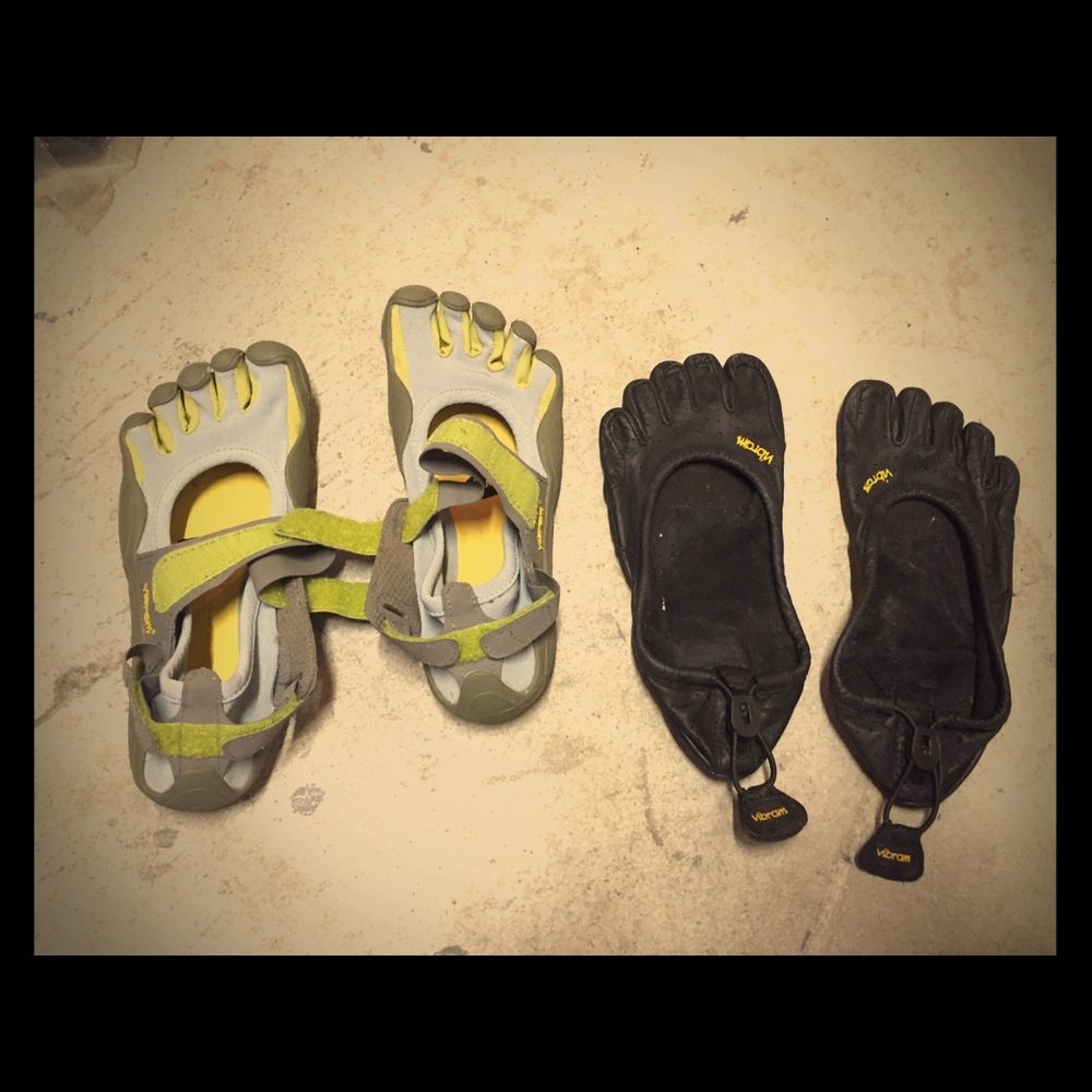 Vibram Five Fingers, Two pairs.