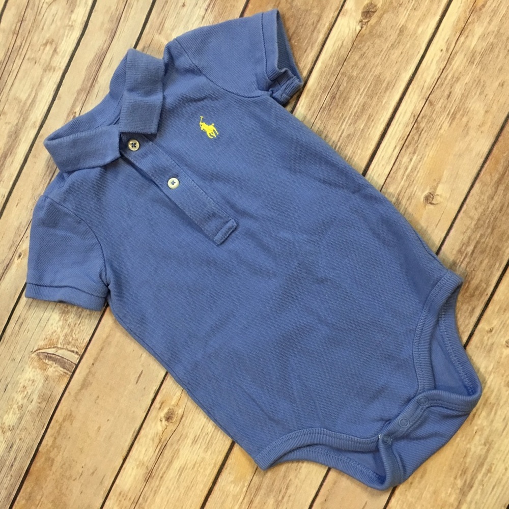 {Ralph Lauren} 9M Polo Onesie