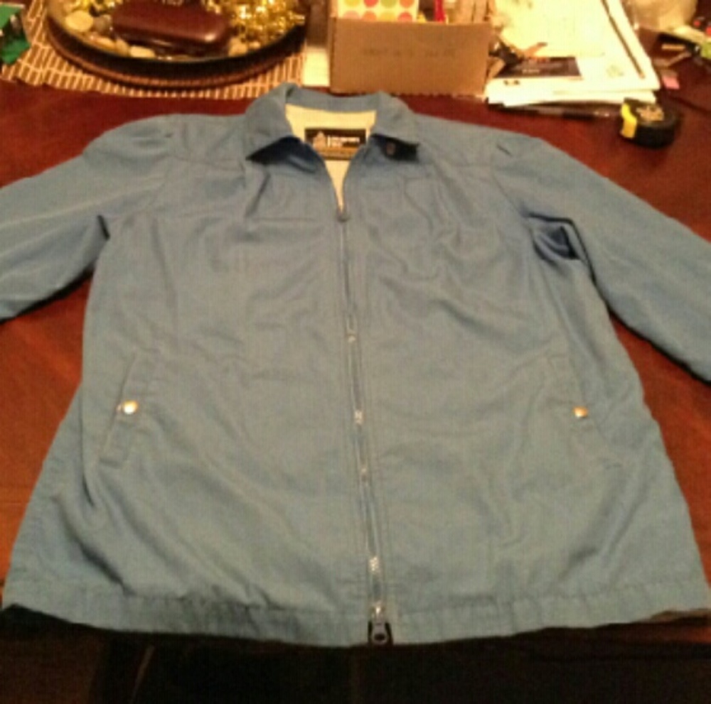 Blue LONDON FOG zipper jacket