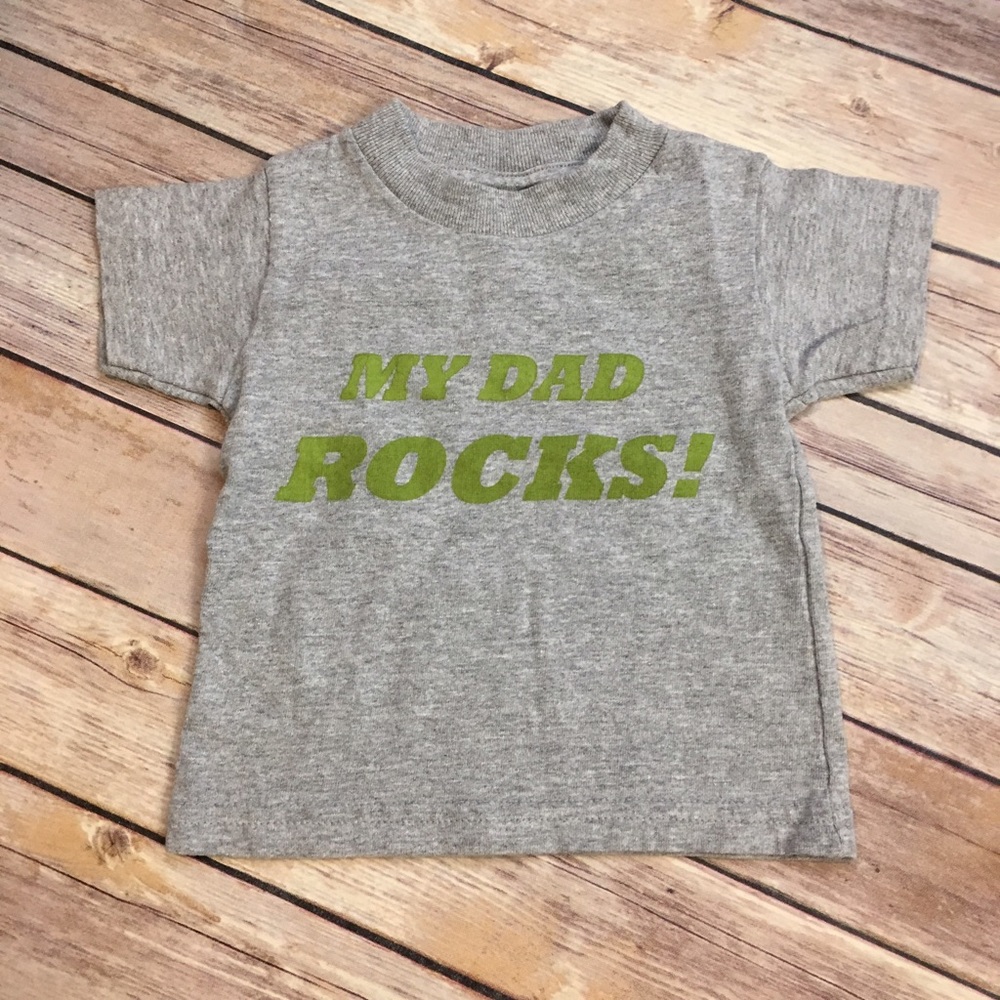 {Rabbit Skins} 12M Gray Tee