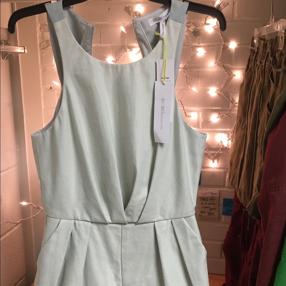 NWT BCBGeneration Backless Romper