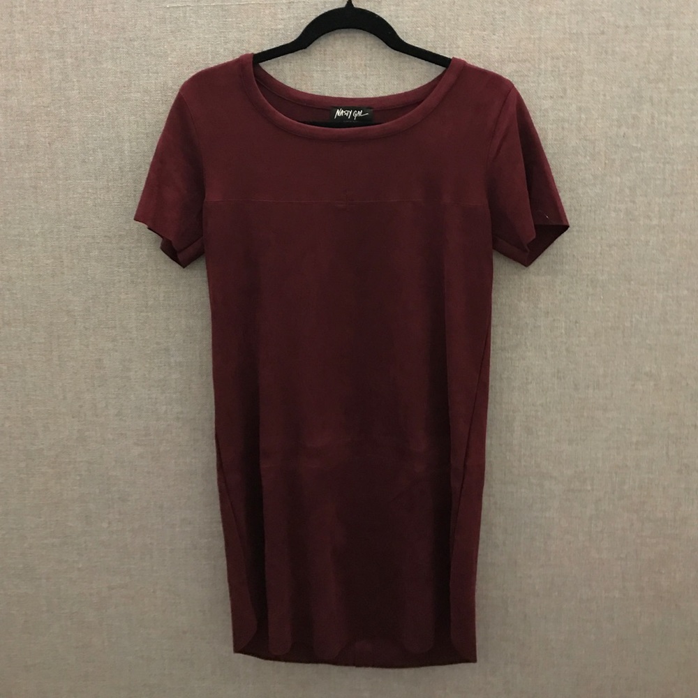 Nasty Gal Suede Dress