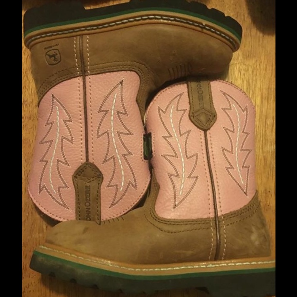 Girls John Deere boots