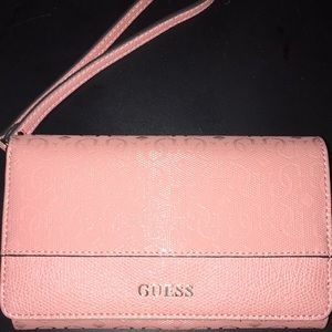 Guess light pink wallet