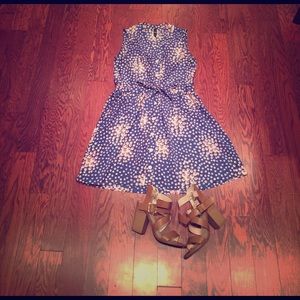 sleeveless button down dress