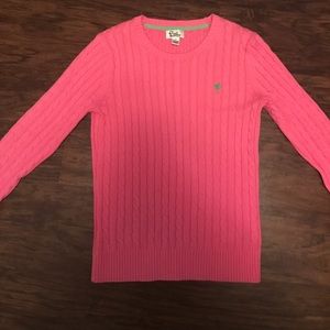 cable knit lilly pulitzer sweater