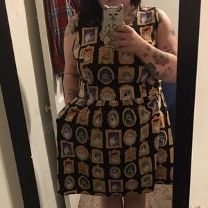 Modcloth cat dress. Plus size