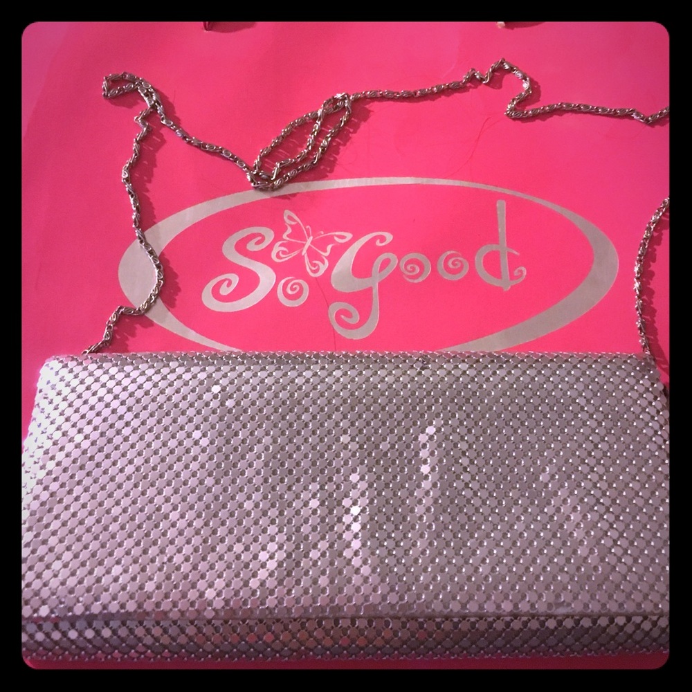 Beautiful silver boutique Handbag