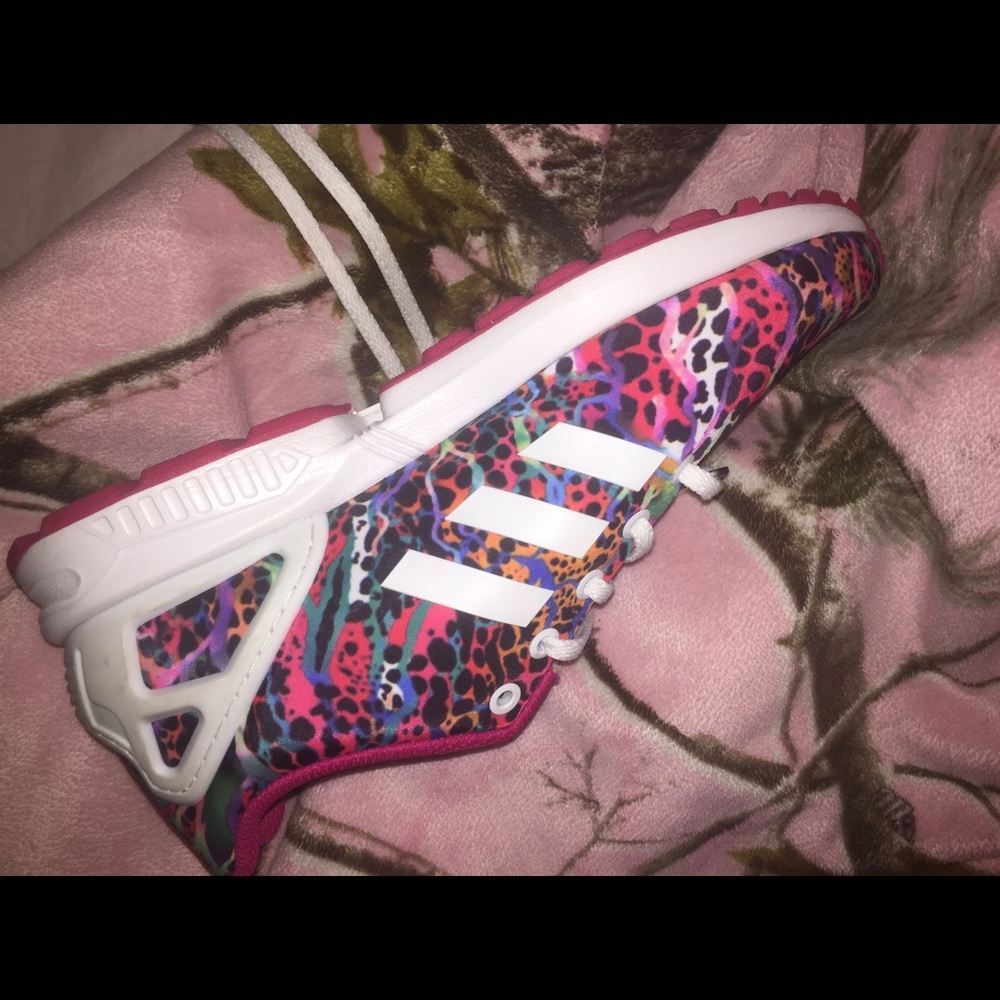 Cheetah adidas flux