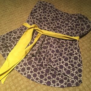 Anthropologie strapless top