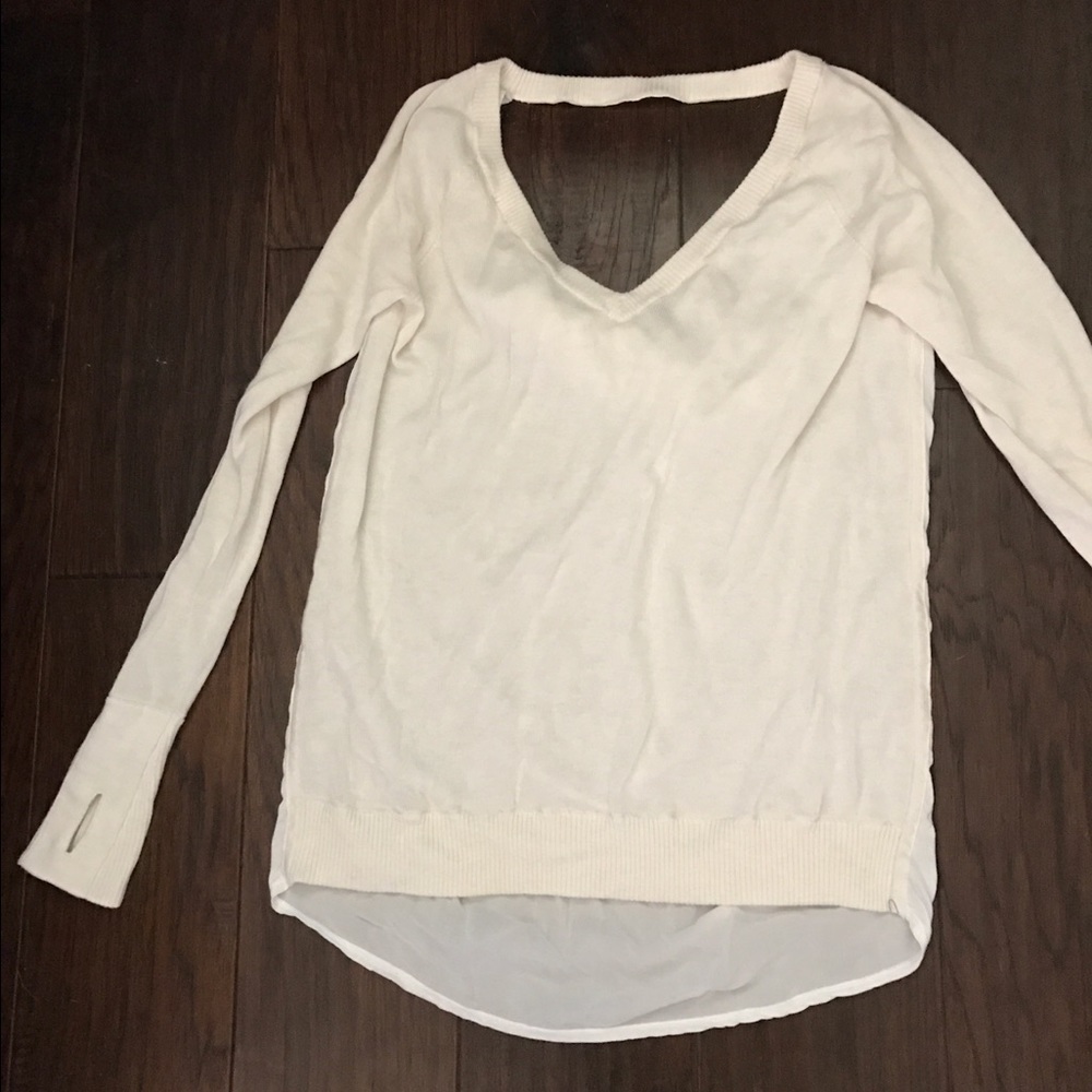 Lululemon light off white long sleeve
