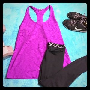 Purple workout tank