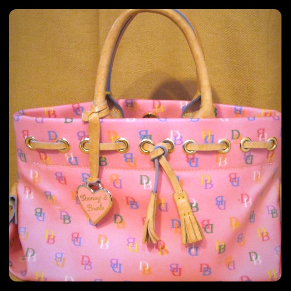 Dooney & Bourke signature pink handbag