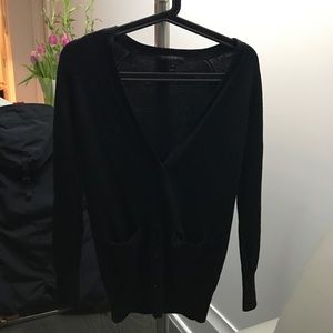 J.CREW Classic merino long cardigan Black XS
