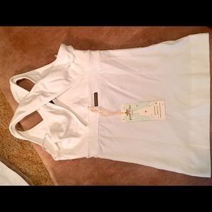 Hard tail organic cross back tank