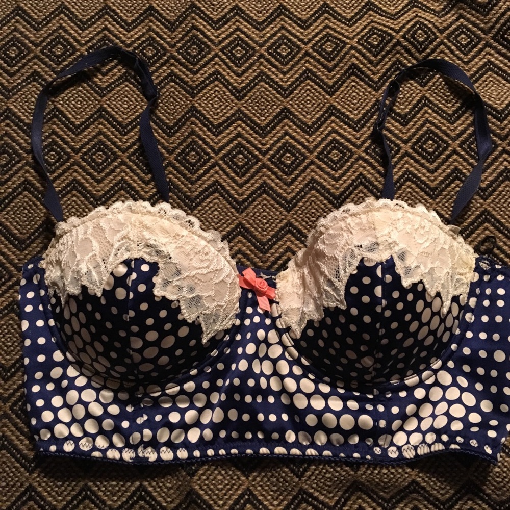 Anthropology Satin Bra Like New 34C