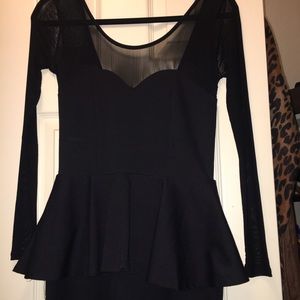 Black NastyGal Romper