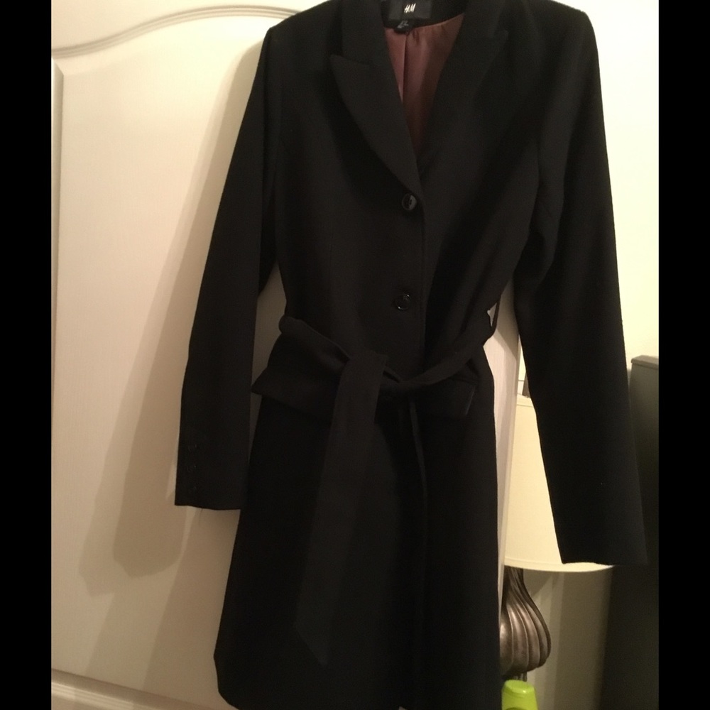 H & M coat purchased in Belgium and worn once.