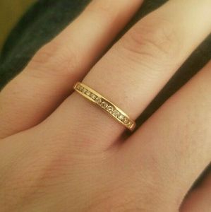14kt Gold & Diamond Channel Set Band