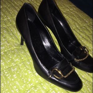 Gucci horsebit pumps size 9