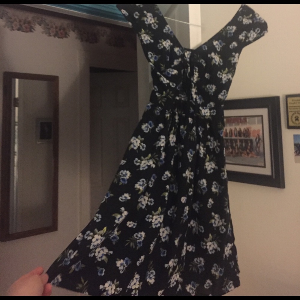 Hollister floral mini dress