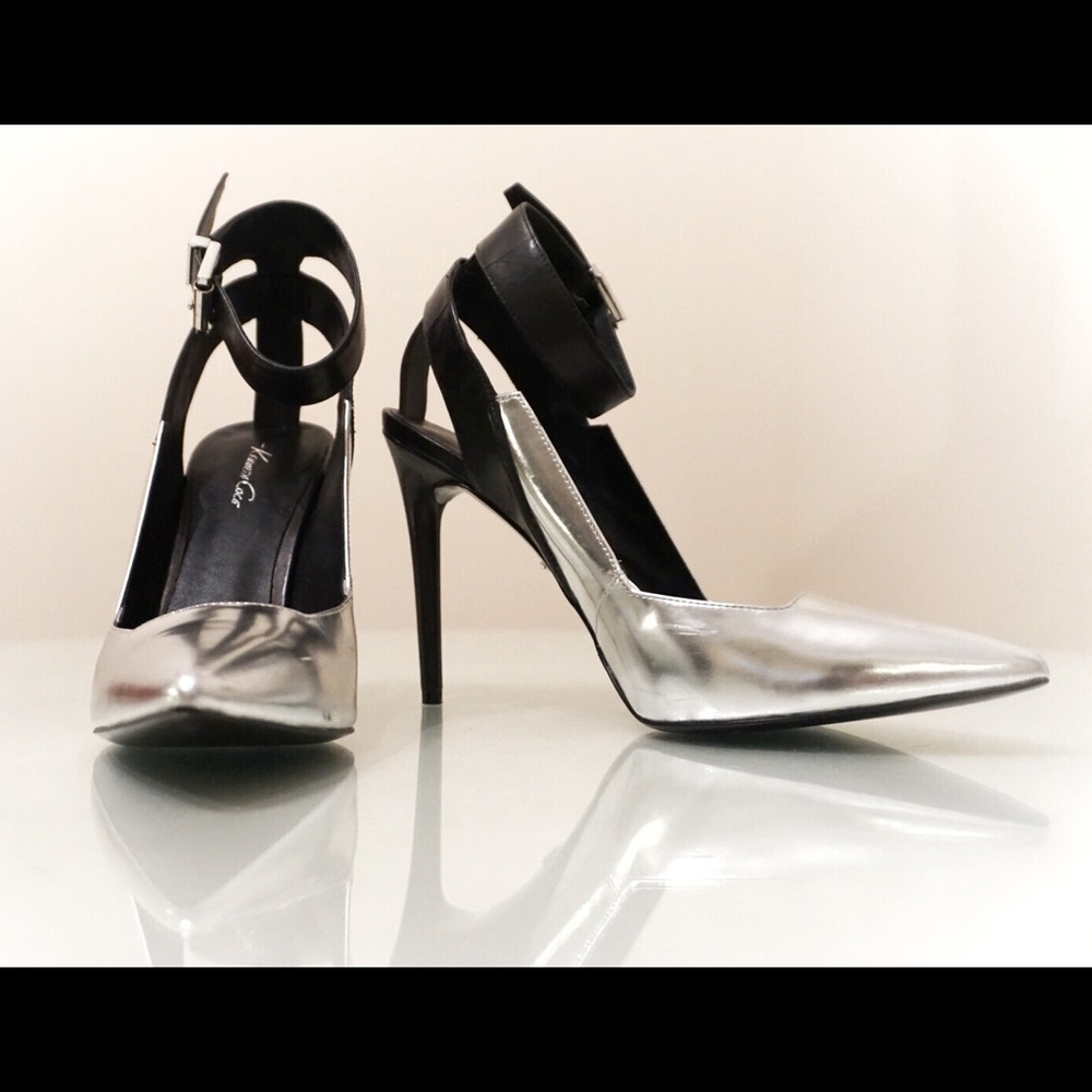 Kenneth Cole "Watt" Metallic Pumps