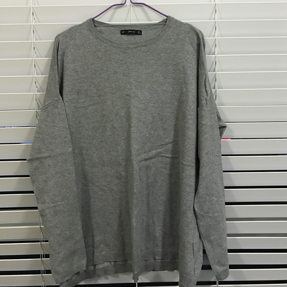 Grey sweater shirt from Zara