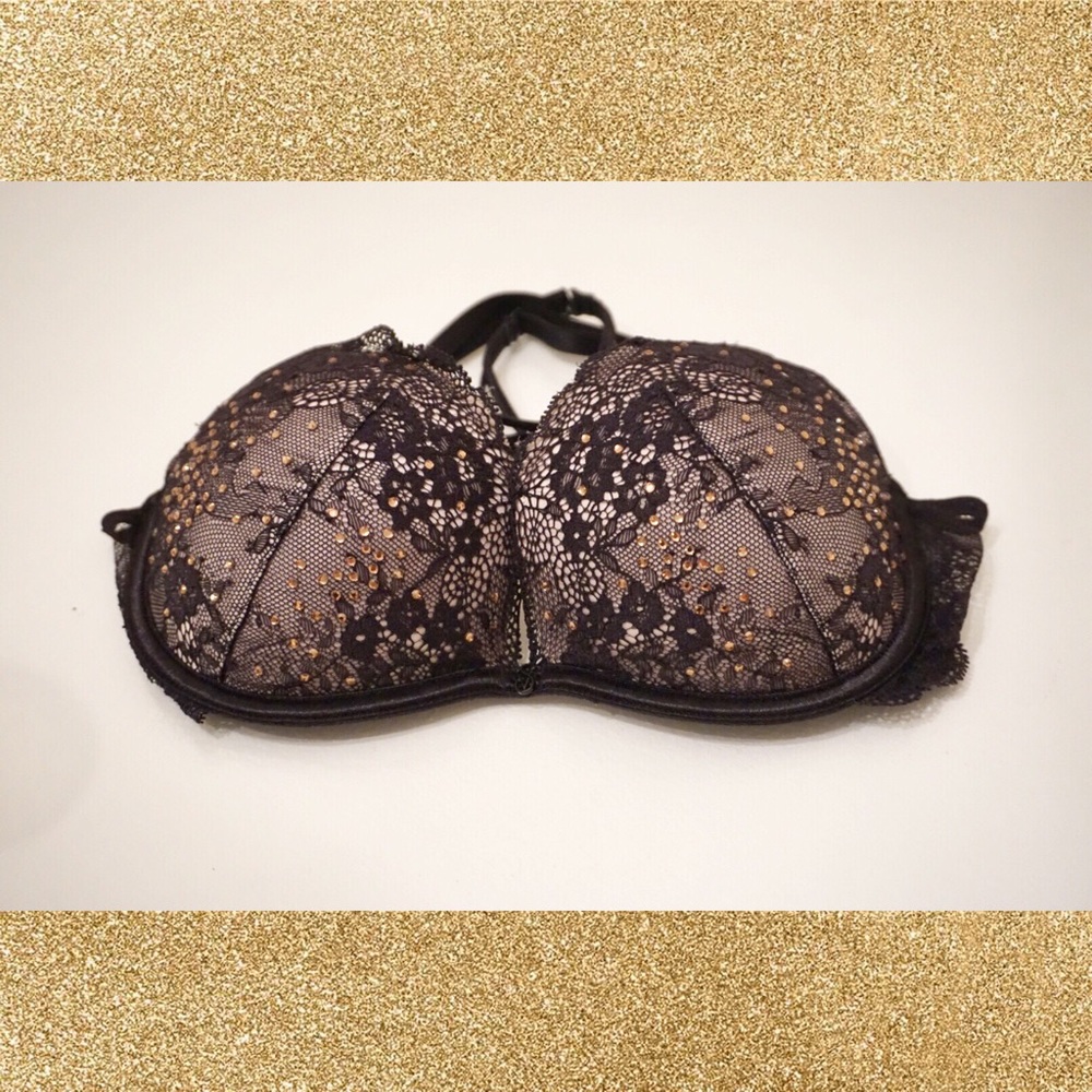 VS Lace Plunge Bra