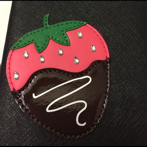 Brand New Kate Spade Strawberry 🍓Passport Holder - Picture 4 of 4