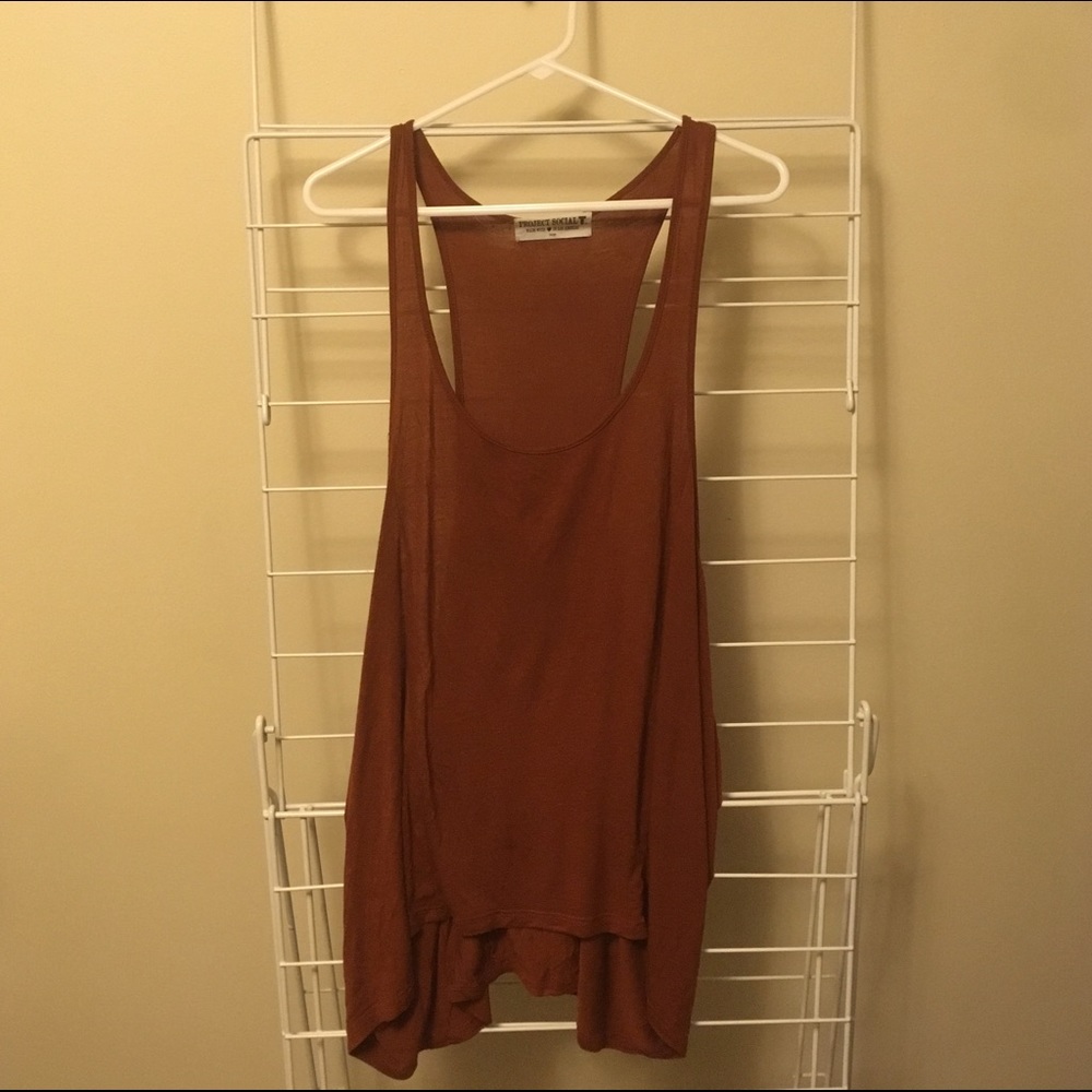Burnt orange tunic
